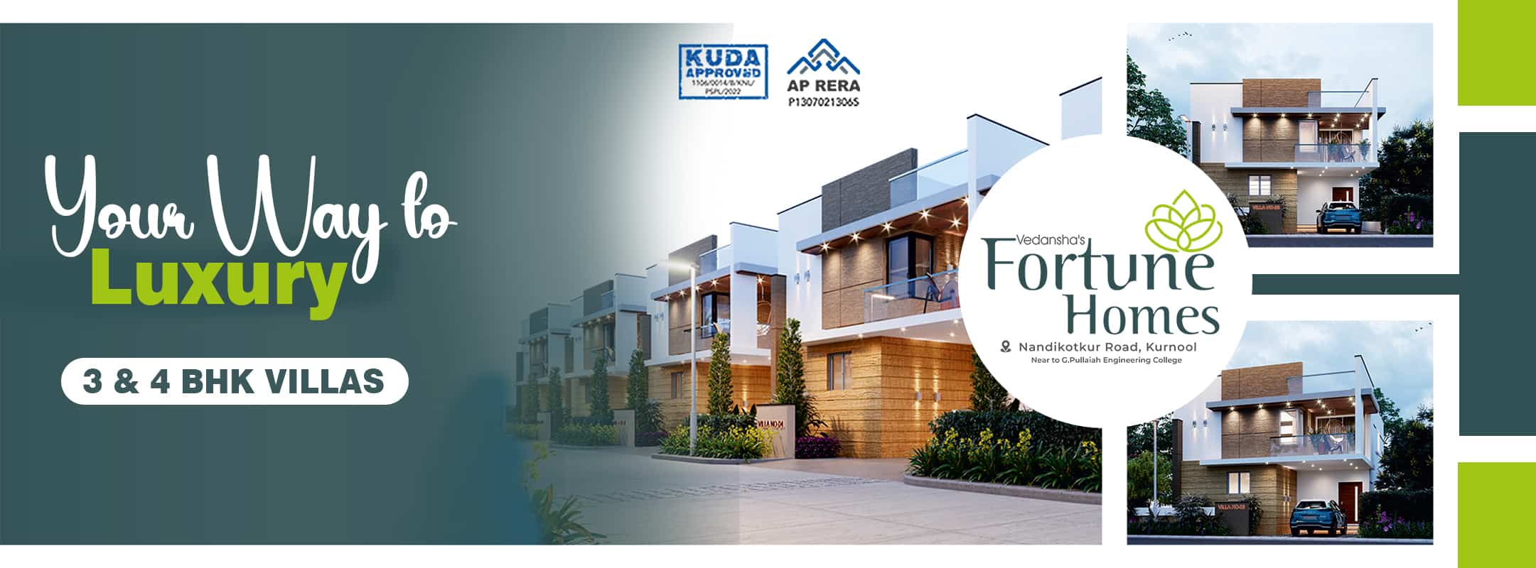 Fortune Homes 3 and 4 BHK